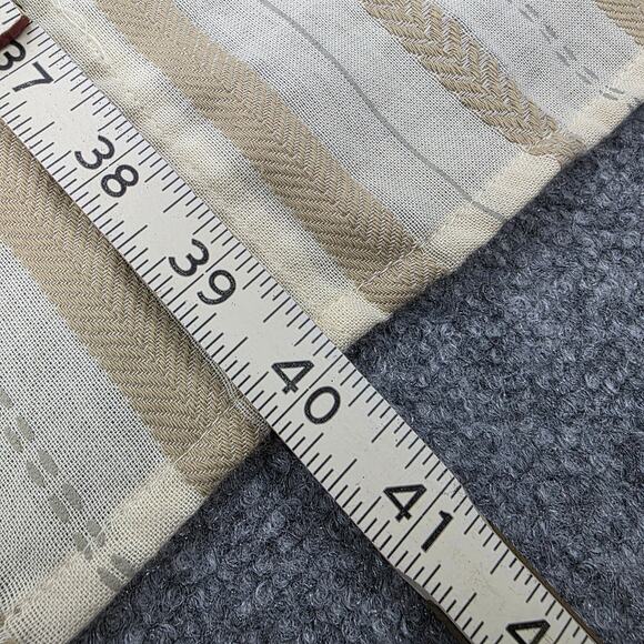 Anthropologie Dress Womens Small Beige Stripe Delphine Textured Tunic Boho Chic - Picture 12 of 16